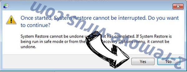 ZeroCrypt removal - restore message