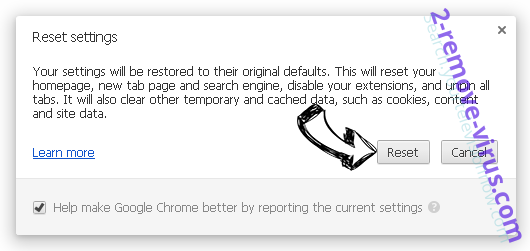 Defpush Chrome reset