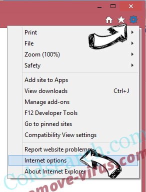 Adrs.me redirect IE options