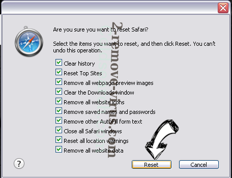 Search.yourinterestsnow.com Safari reset