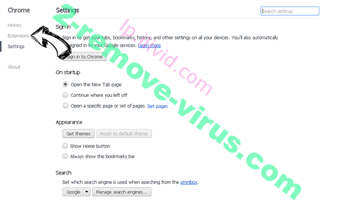 Antivirus Security Pro Chrome settings