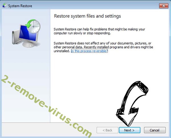Get rid of .nvram ransomware - restore init