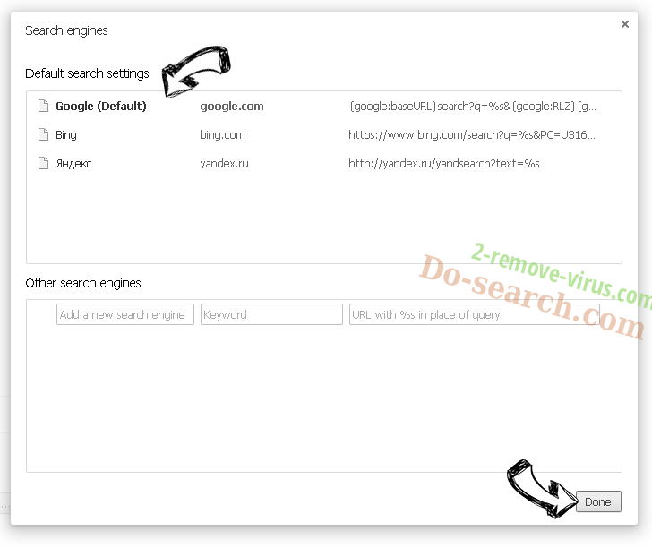 Do-search.com Chrome extensions disable