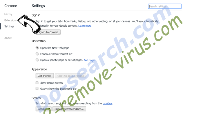 Do-search.com Chrome settings