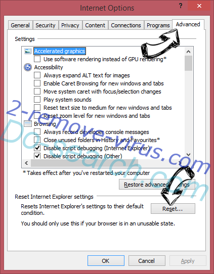 Do-search.com IE reset browser