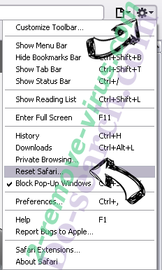 Futuremediatabsearch.com Safari reset menu