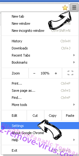 Search.safesidesearch.com Chrome menu