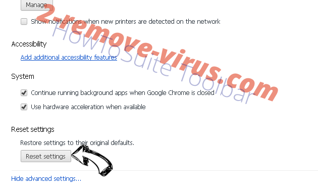 aMuleC Virus Chrome advanced menu