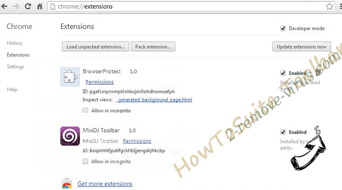 Trojan.GameThief Chrome extensions remove