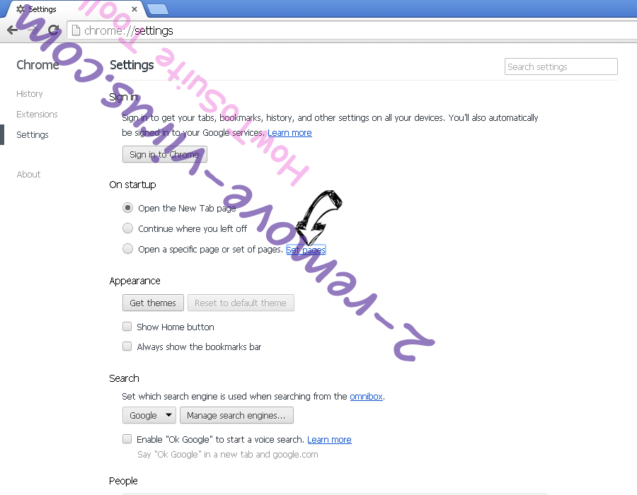 Baidu Toolbar Chrome settings