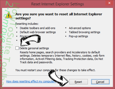 Managed by your organization IE reset