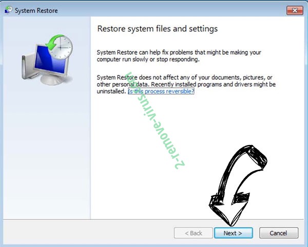 Get rid of Age extension Virus - restore init