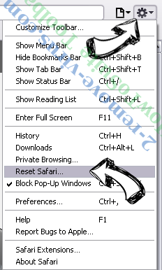 aMuleC Virus Safari reset menu