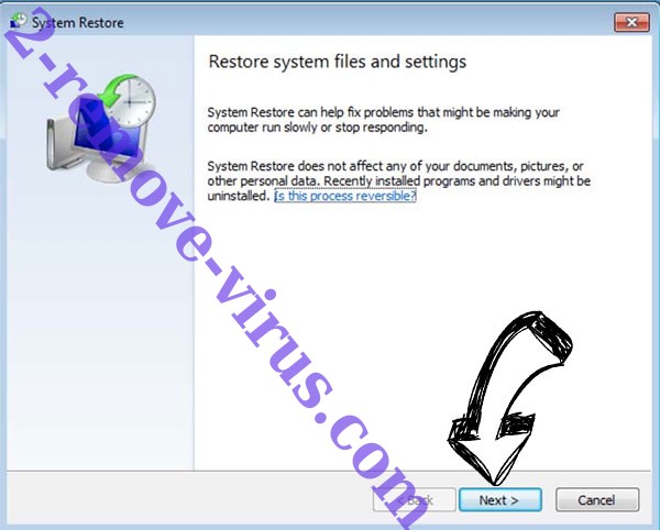 Get rid of .KODG extension ransomware - restore init