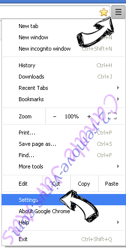 EasyMailAccess.com Chrome menu