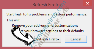Email Enhanced Virus verwijderen Firefox reset confirm