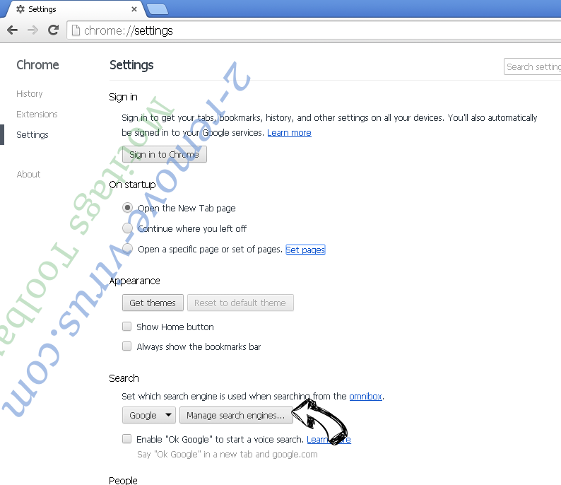 Hp.MySearch.com from Chrome, Firefox & Internet Explorer Chrome extensions disable