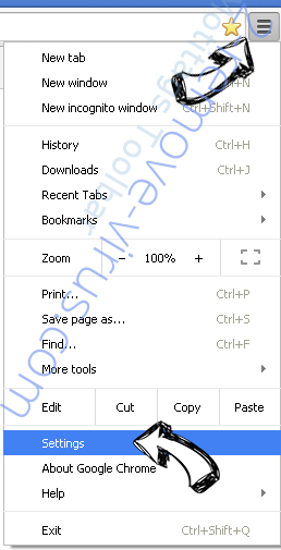 “The Needed Font Wasn’t Found” Scam Chrome menu