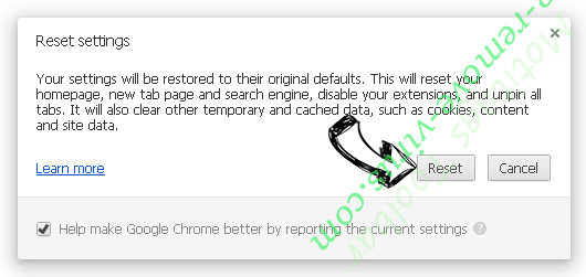 Merge Docs Online Virus entfernen Chrome reset