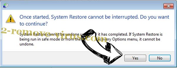 .Bitcore extension Ransomware removal - restore message
