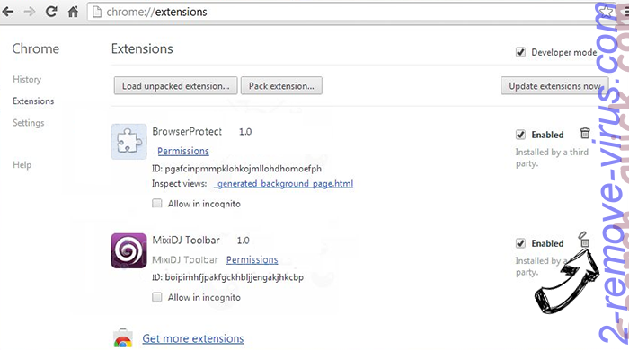 TabX browser extension Chrome extensions remove
