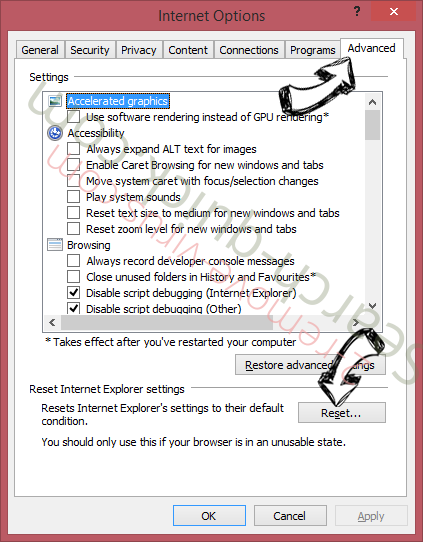 Images Switcher Adware IE reset browser