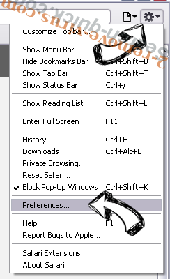 Rambler Search virus Safari menu