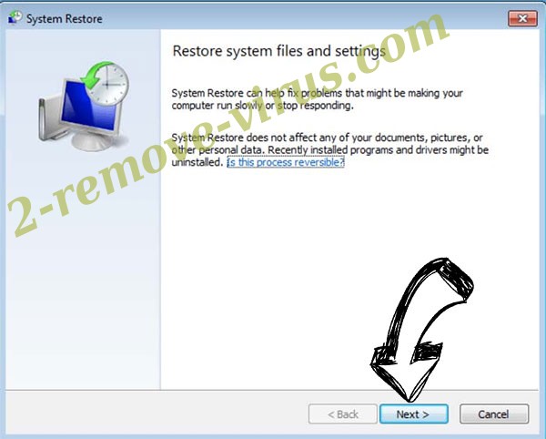 Get rid of Rigj Ransomware - restore init