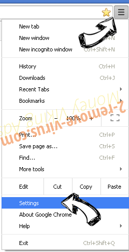 Search.manroling.com Chrome menu