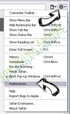 chromesearch.today Safari menu