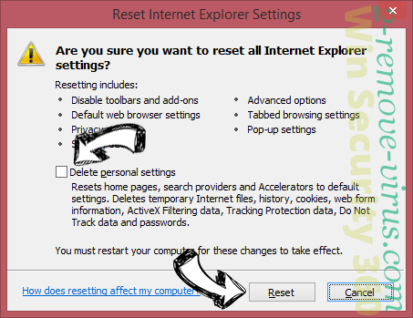 Fast-Search.tk Redirect IE reset