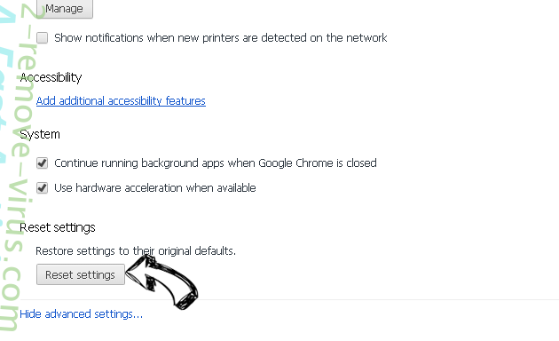 Softonic Web Search redirect Chrome advanced menu