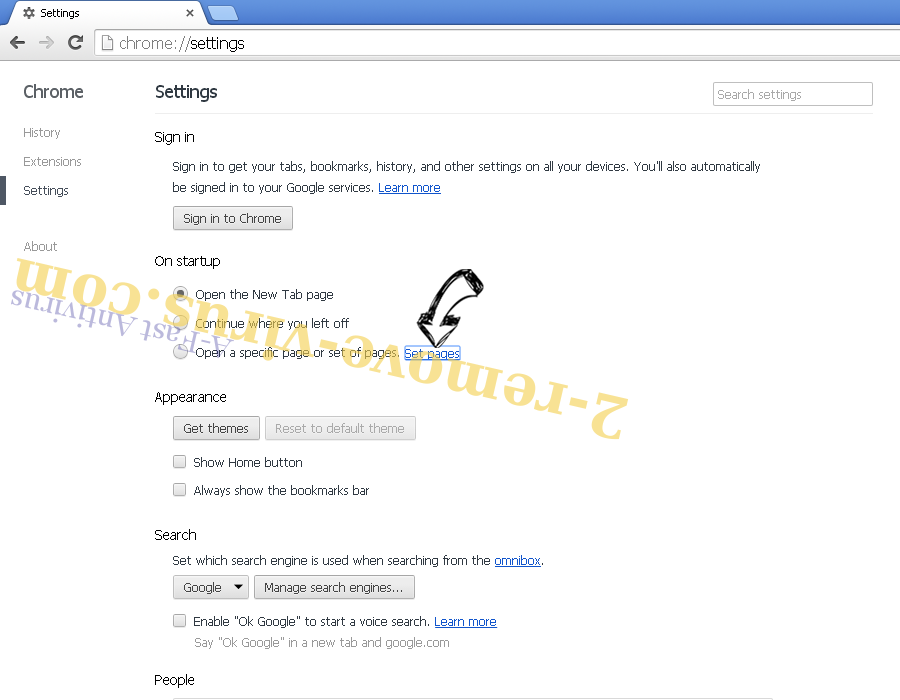 MacPerformance Virus Chrome settings