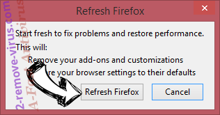 A-Fast Antivirus Firefox reset confirm