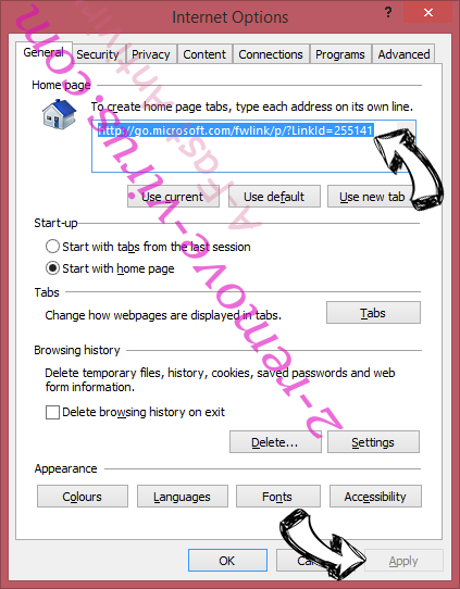 Fake Microsoft Warning Alert Virus IE toolbars and extensions