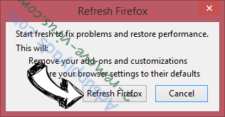 Search Encrypt Firefox reset confirm