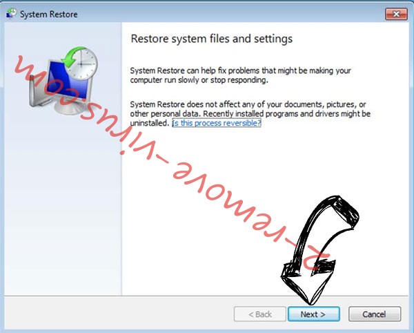 Get rid of TRSomware Virus - restore init