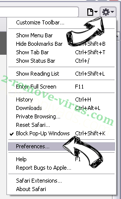 PCOptiDriver Safari menu