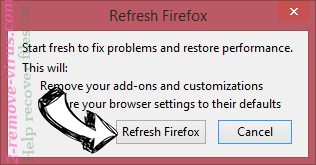 SearchAssist.net Firefox reset confirm