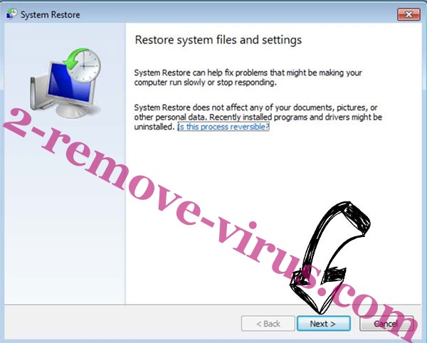 Get rid of Foo ransomware - restore init