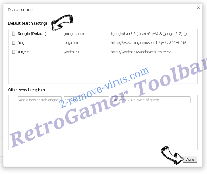 RetroGamer Toolbar Chrome extensions disable