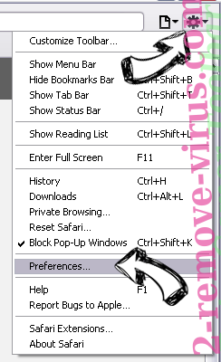 RetroGamer Toolbar Safari menu