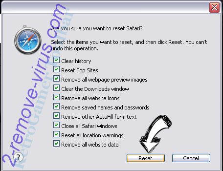 RetroGamer Toolbar Safari reset