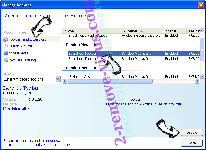 EZSearch IE toolbars and extensions