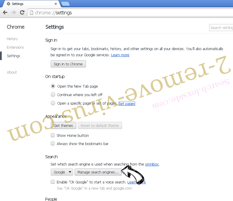 AOL Toolbar Chrome extensions disable