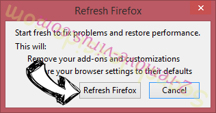 Search.lexside.com Firefox reset confirm