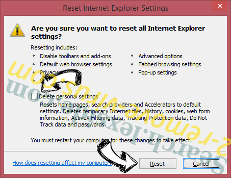 AOL Toolbar IE reset