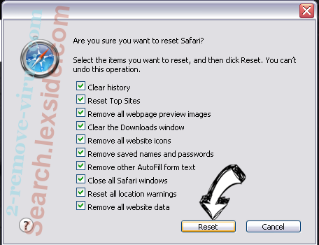 AOL Toolbar Safari reset