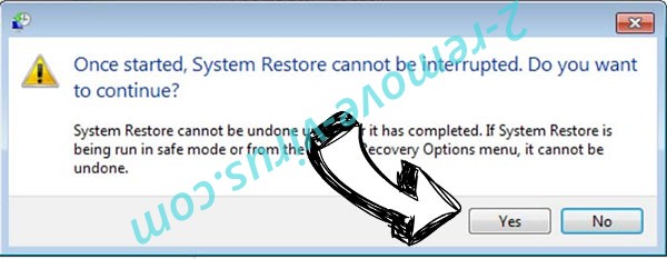 Iavpt Ransomware removal - restore message