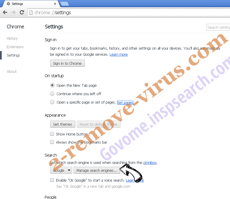 Search-me.club Virus Chrome extensions disable